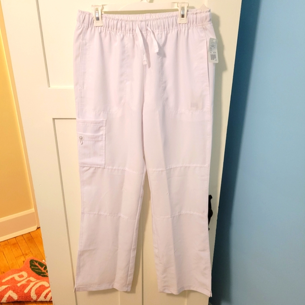 Spread Good Cheer White Srub Pants
